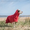 Red Drying Coat - High Neck - Spaniel Ears
